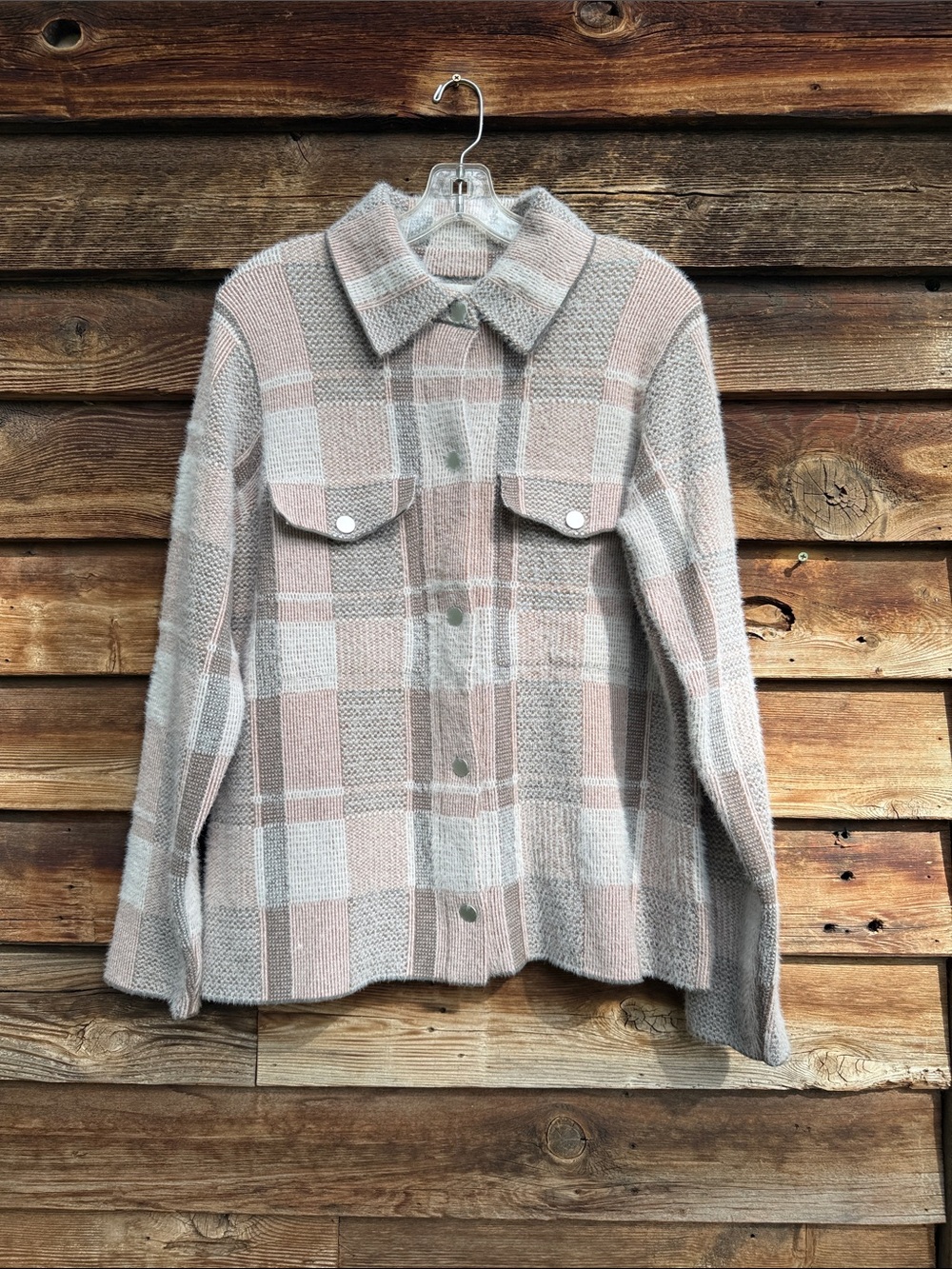 Rachel Zoe jacket knit soft